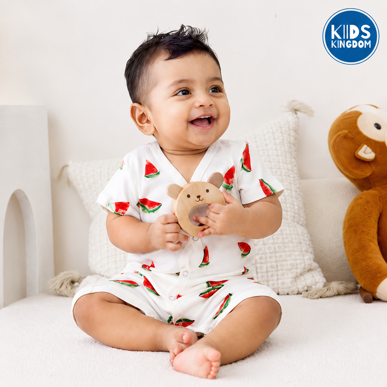 Muslin Co-ord Set Watermelon