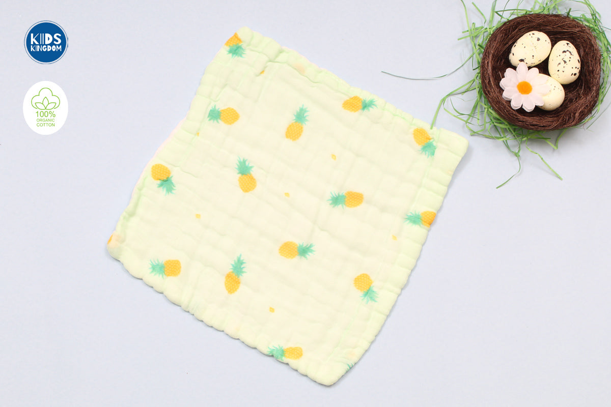 Muslin Crinkled Wash Cloth (Colour) – Random designs 2