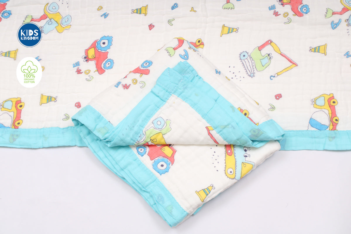 Muslin Infant Blanket | Truck 1