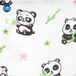 Muslin Infant Hooded Towel 2-Layer | Panda 2