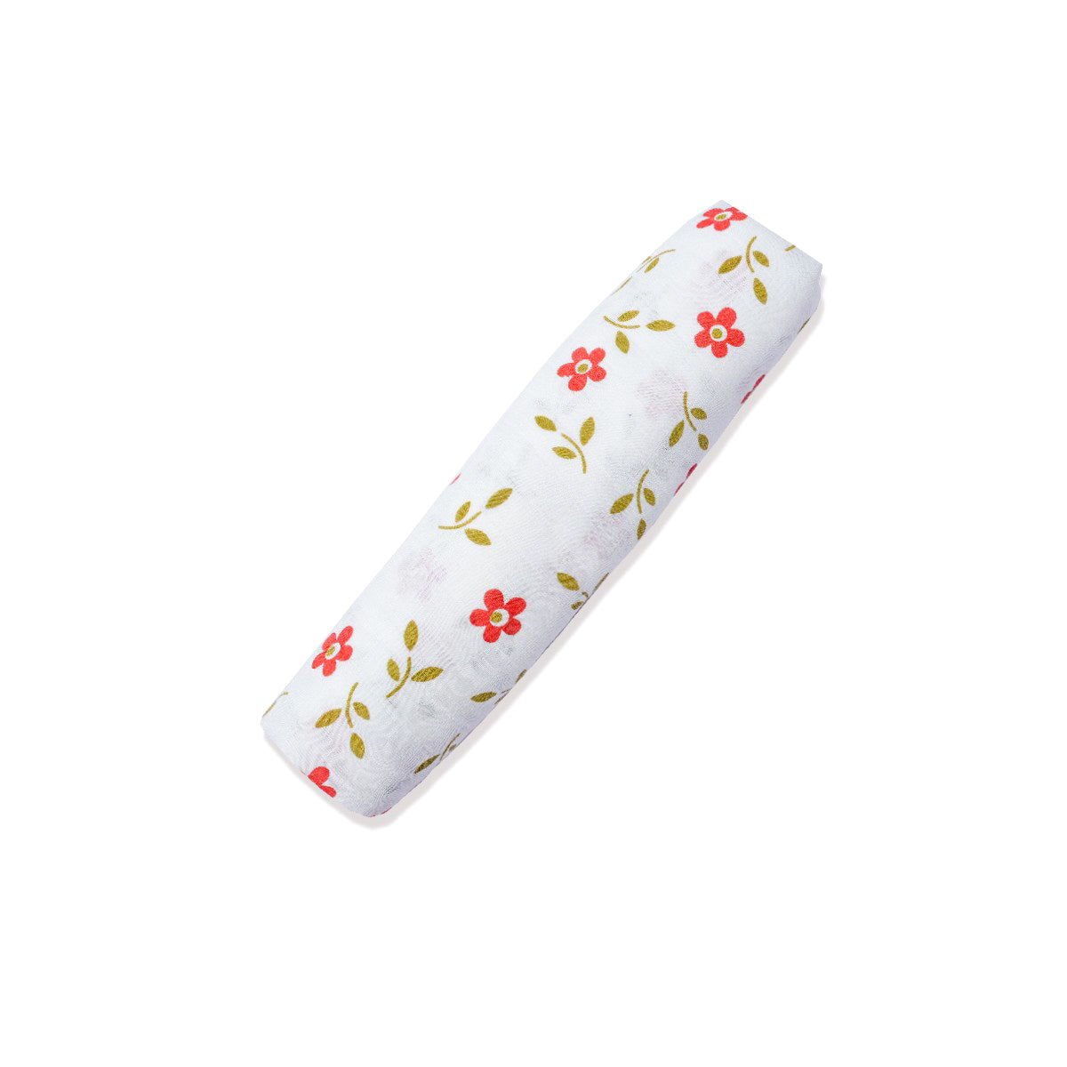 Muslin Infant Swaddle | Red Flower 1