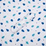 Muslin Infant Towel | Blue Leaf