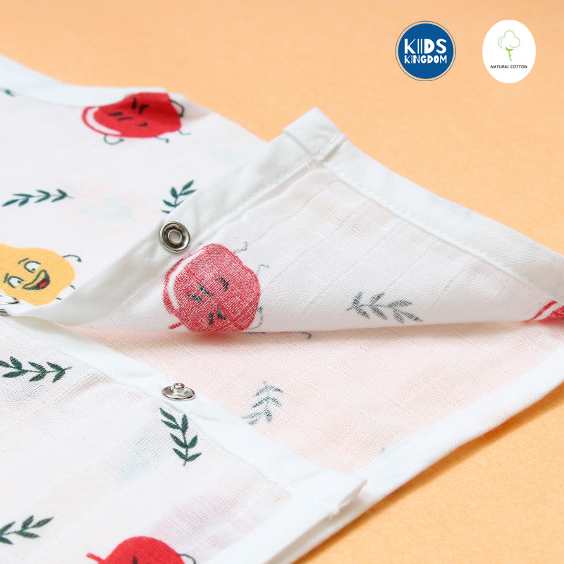 Muslin Jablas Button | Apple 2