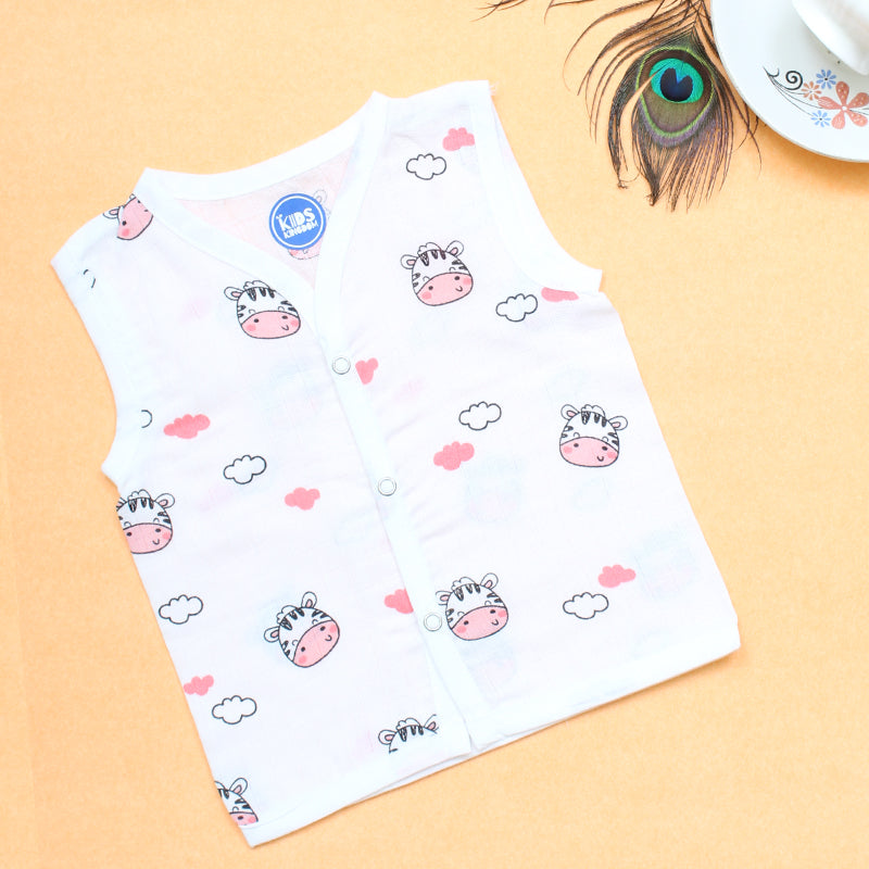 Muslin Jablas Button | Cow