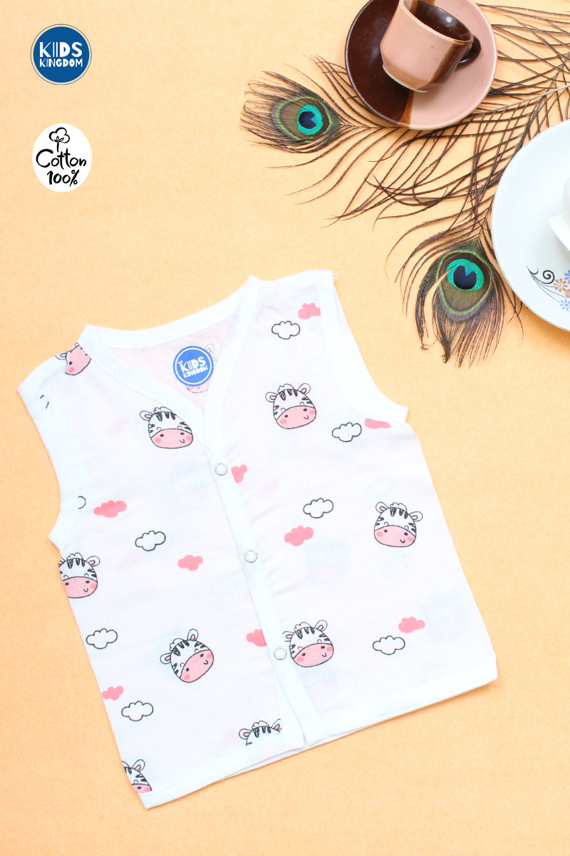 Muslin Jablas Button | Cow 1