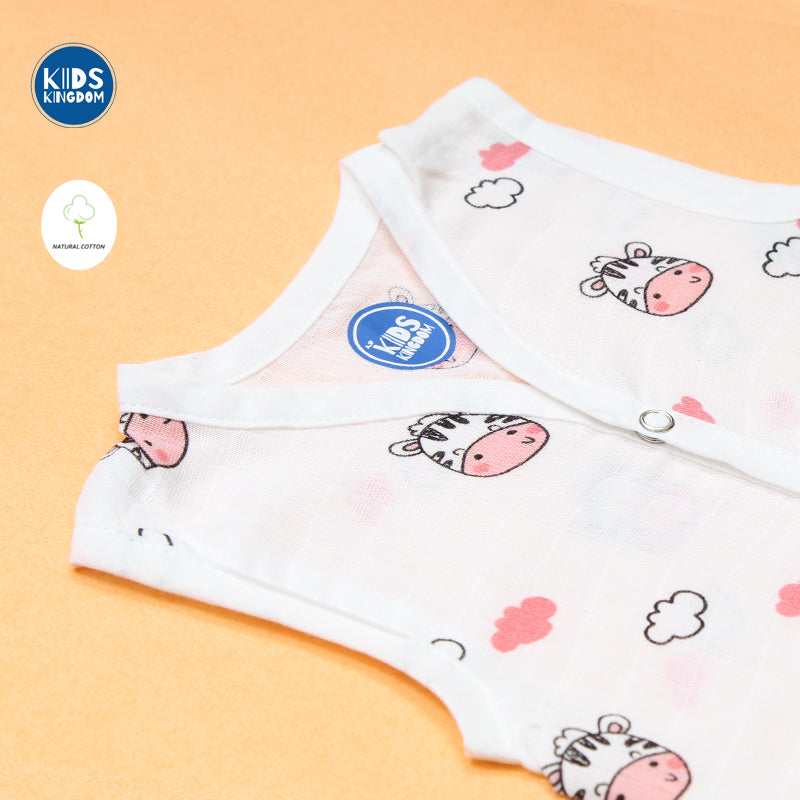 Muslin Jablas Button | Cow 2