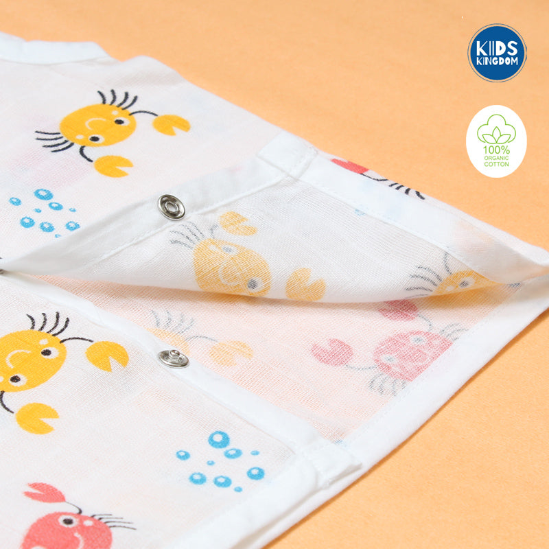 Muslin Jablas Button | Crab 2