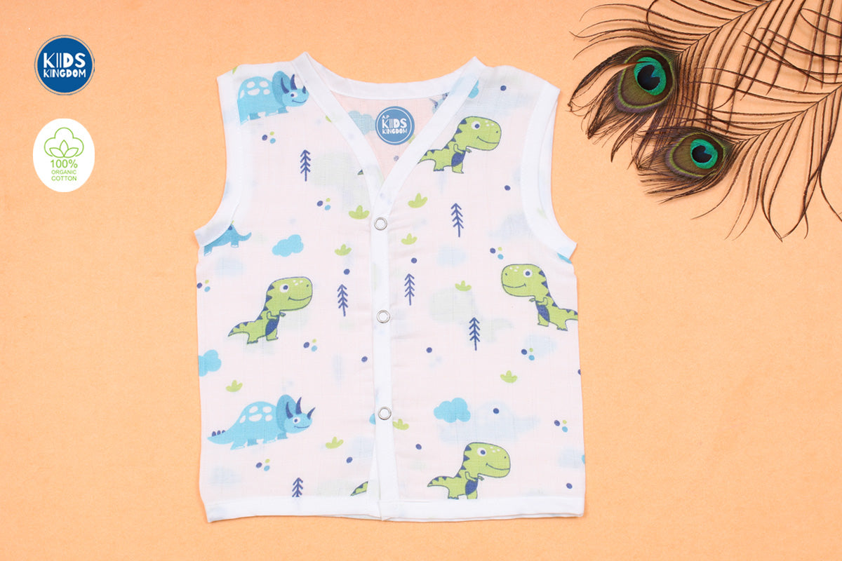 Muslin Jablas Button | Dino