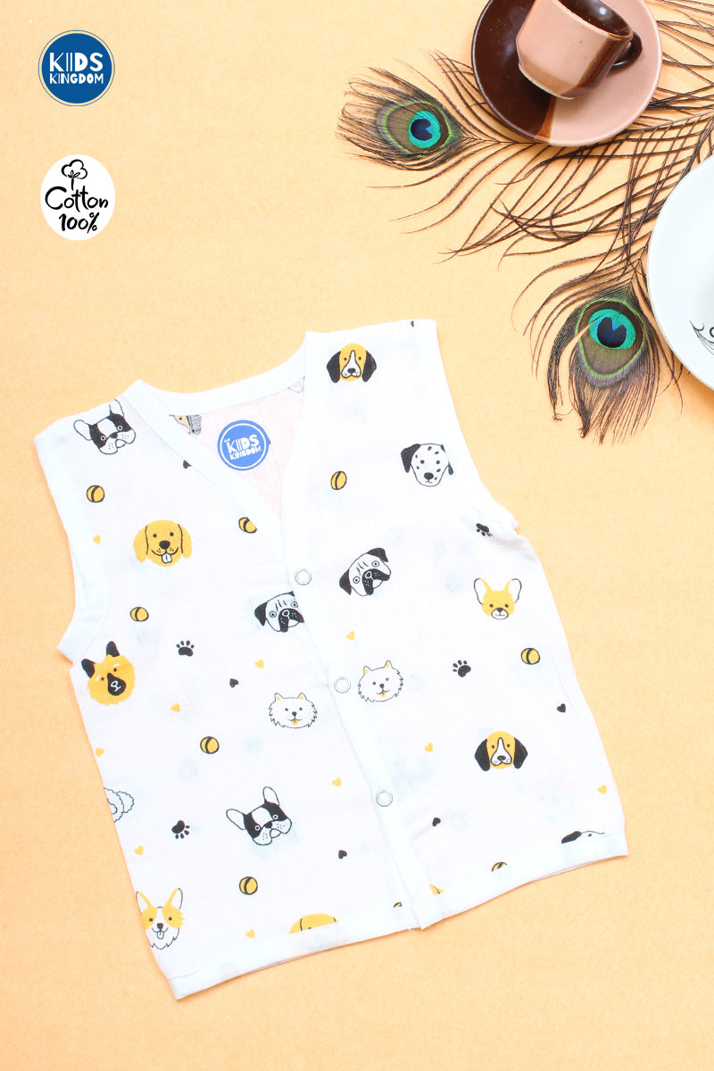 Muslin Jablas Button | Dog 1