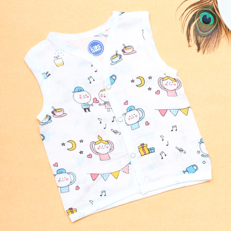 Muslin Jablas Button | Friends