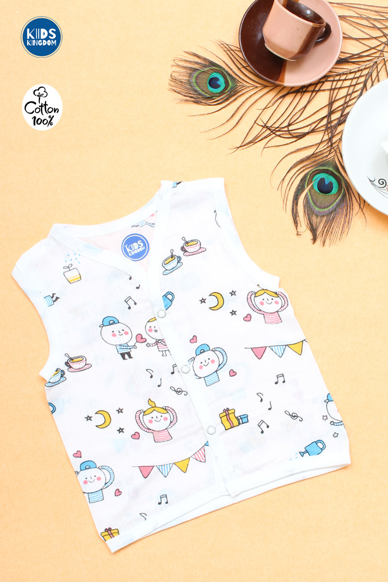 Muslin Jablas Button | Friends 1