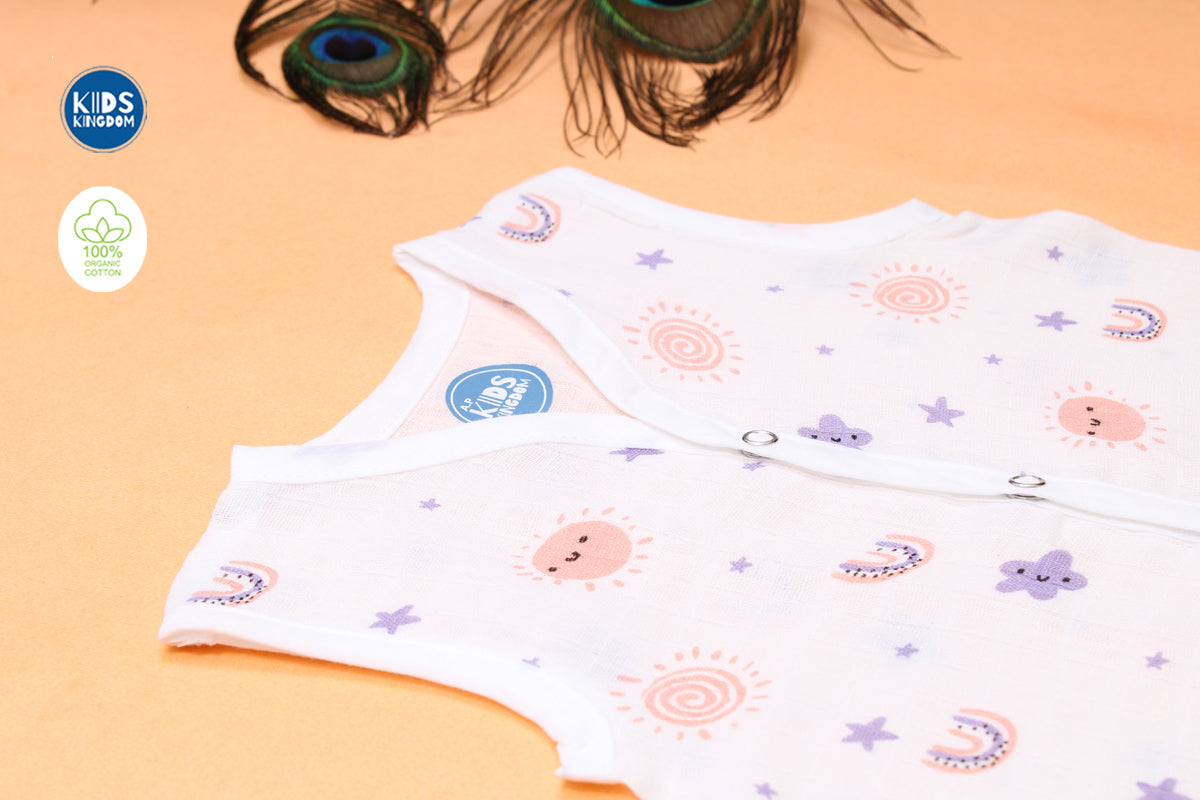 Muslin Jablas Button | Rainbow 1