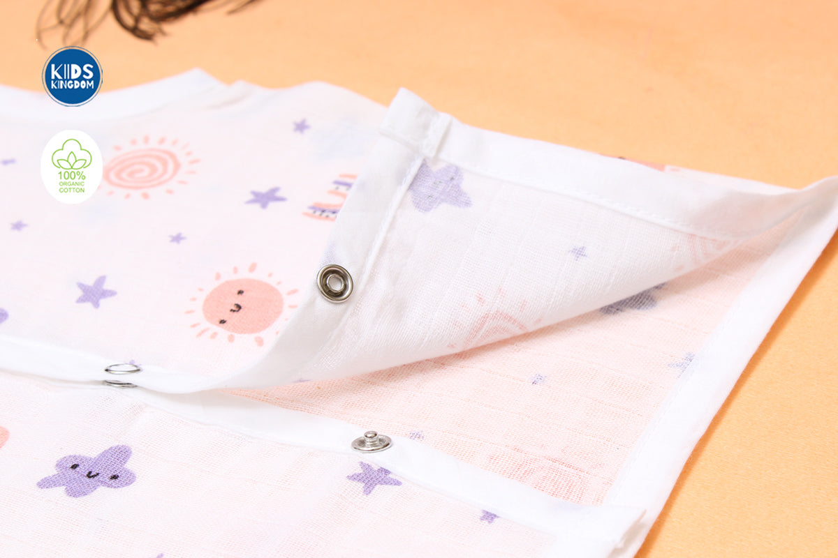 Muslin Jablas Button | Rainbow 2