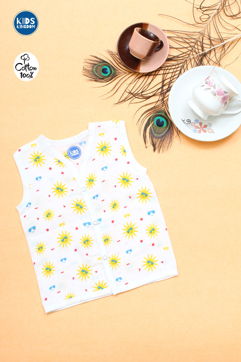 Muslin Jablas Button | Sunshine 1