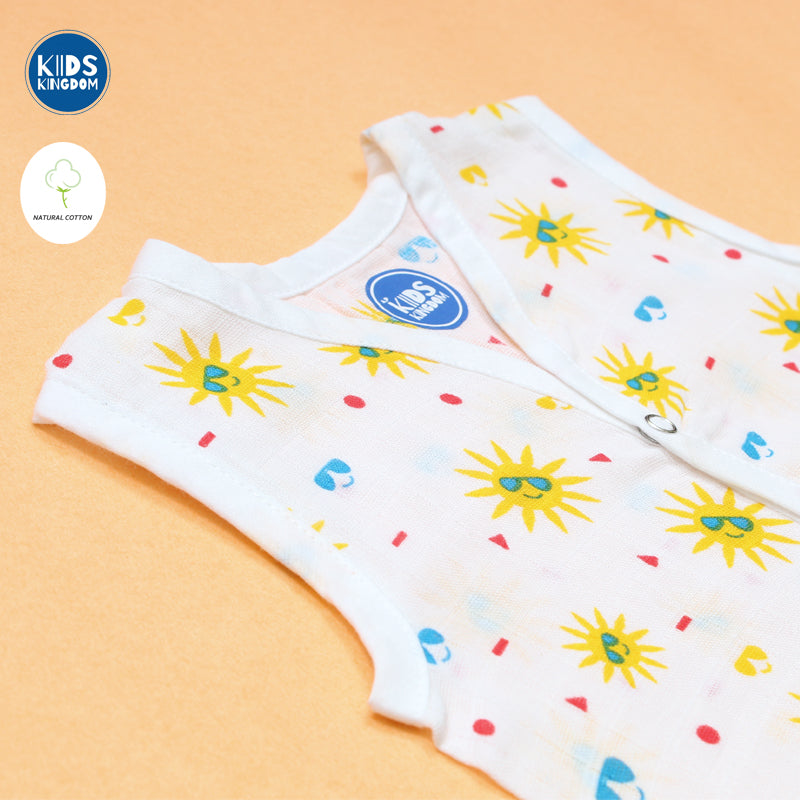 Muslin Jablas Button | Sunshine 2