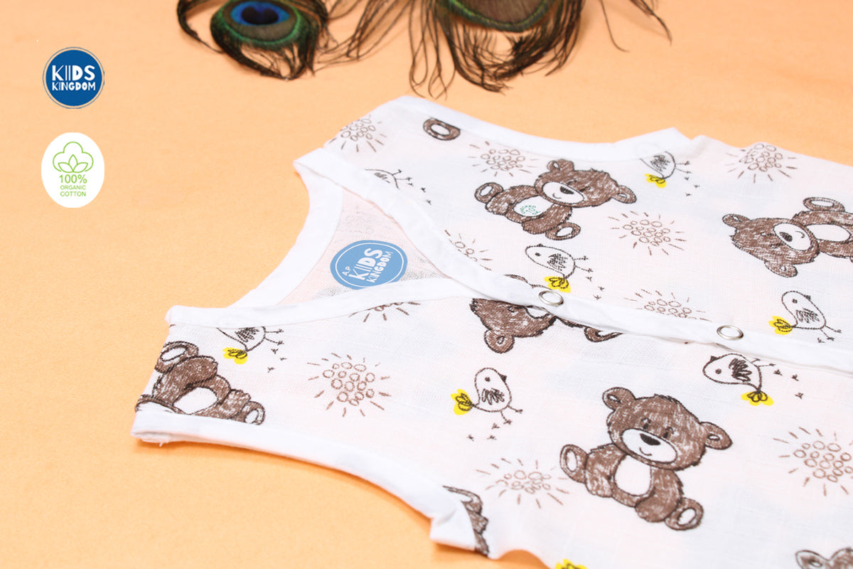 Muslin Jablas Button | Teddy 1