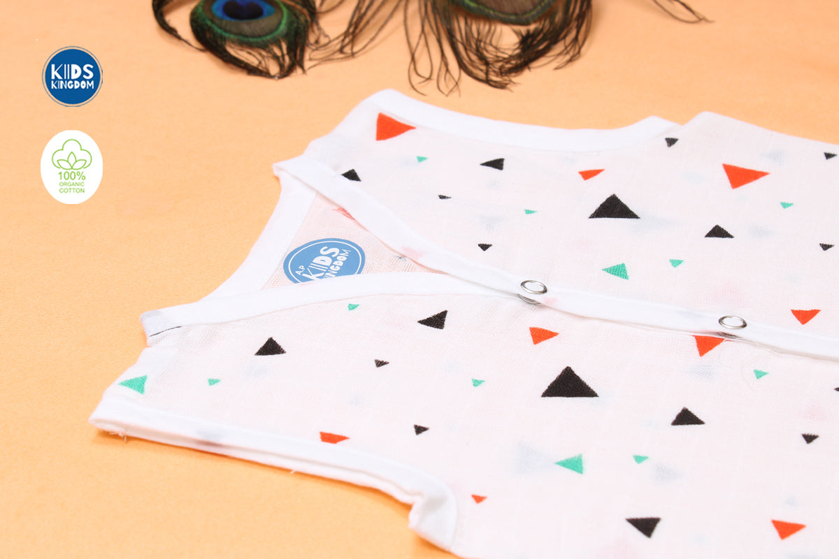 Muslin Jablas Button | Triangle 1