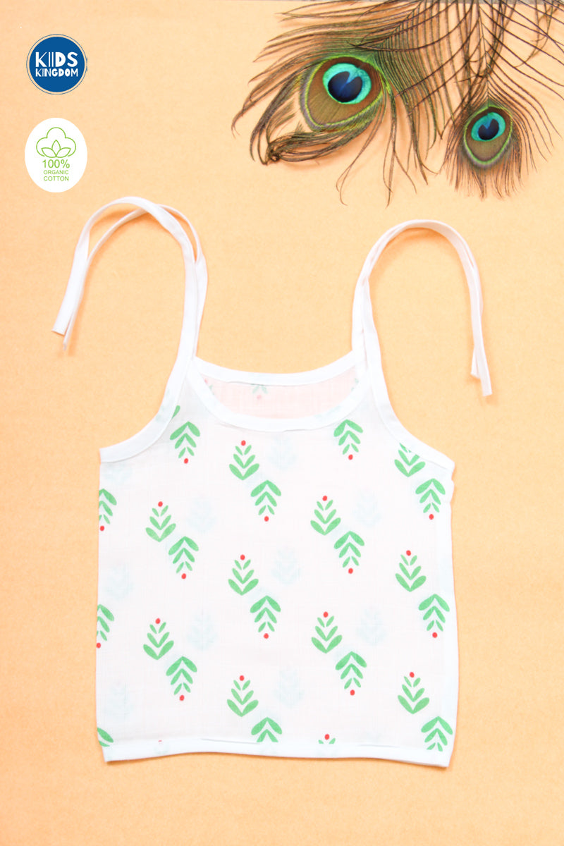 Muslin Jablas Knot | Green Leaf