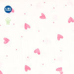 Muslin Jablas Knot | Pink Heart 2