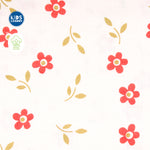 Muslin Jablas Knot | Red Flower 2
