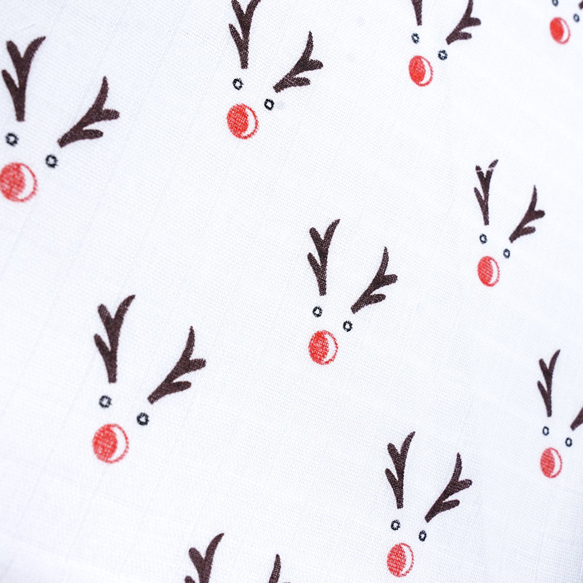 Muslin Newborn Swaddle | Reindeer 2