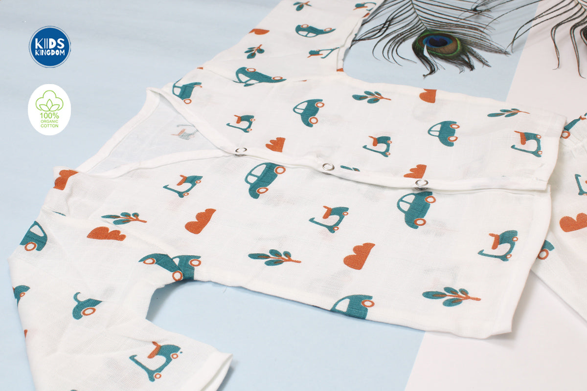 Muslin Night Suit Car