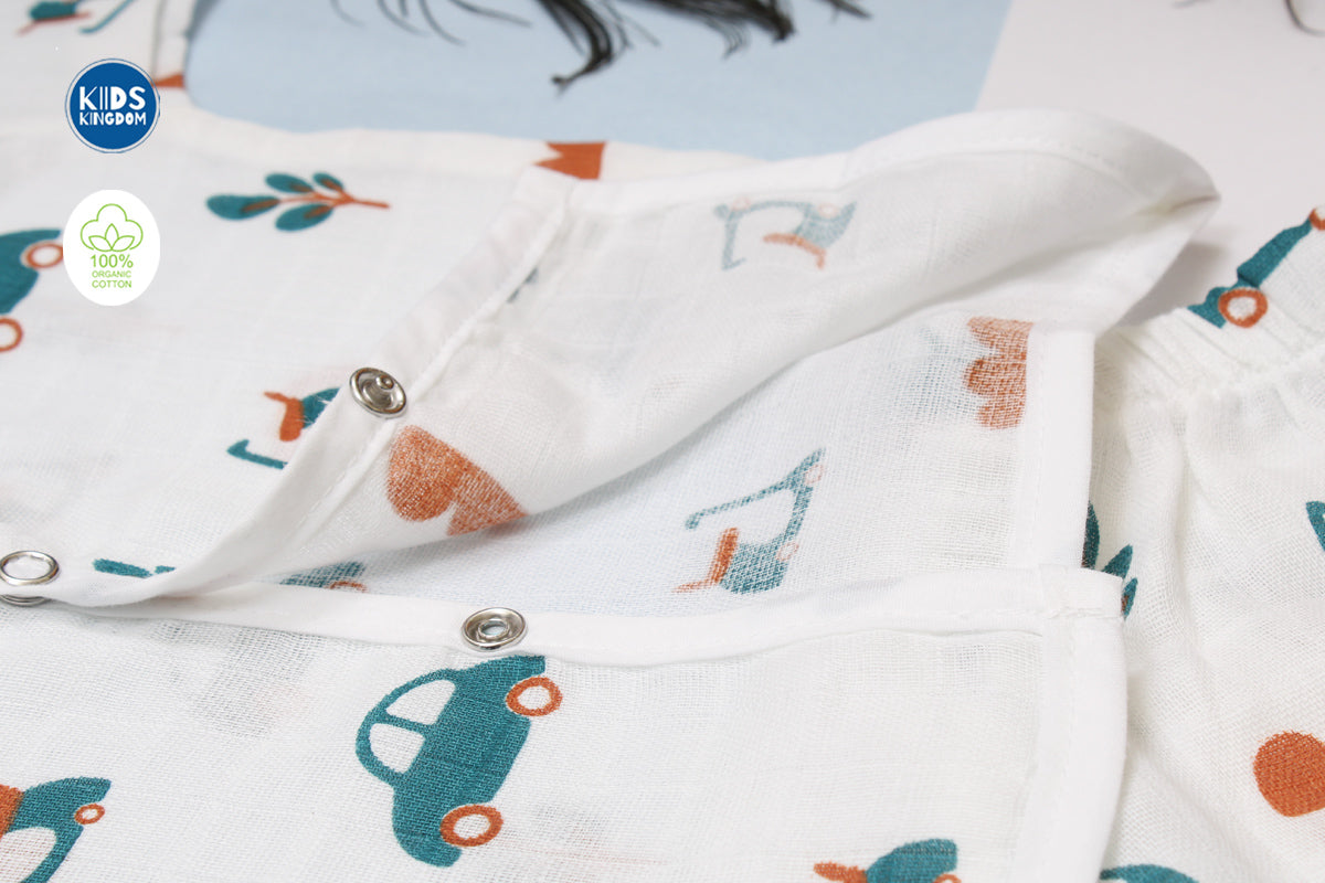 Muslin Night Suit Car