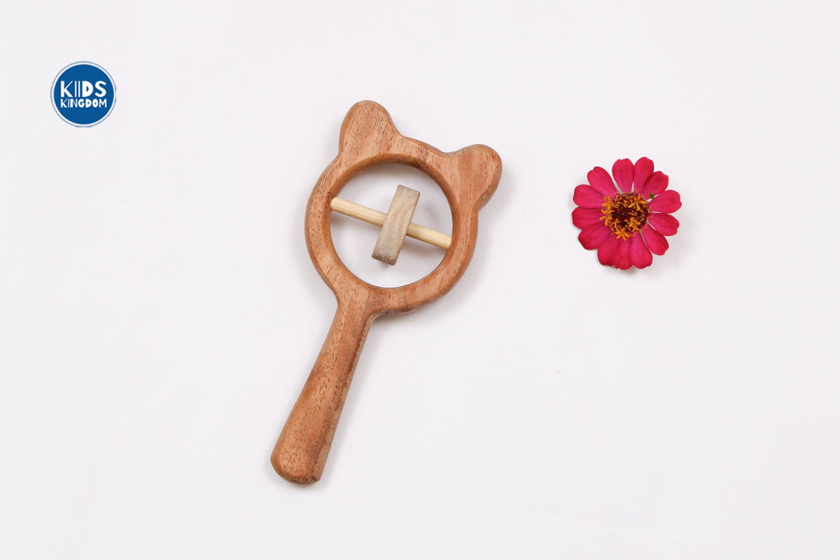 Neem Teether Cum Rattle Teddy