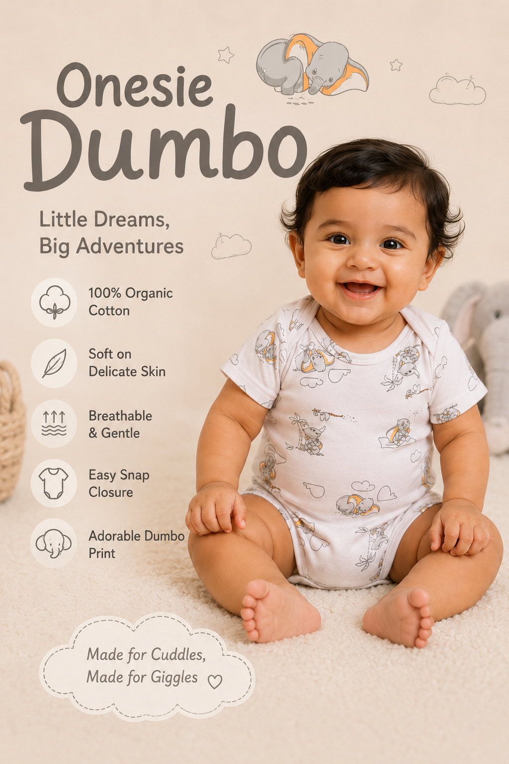 Onesie Dumbo
