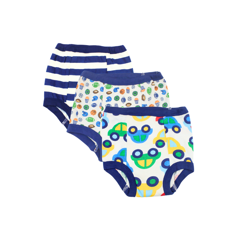 Potty Training Pants Blue Colour Pack of 3 (Random Design)