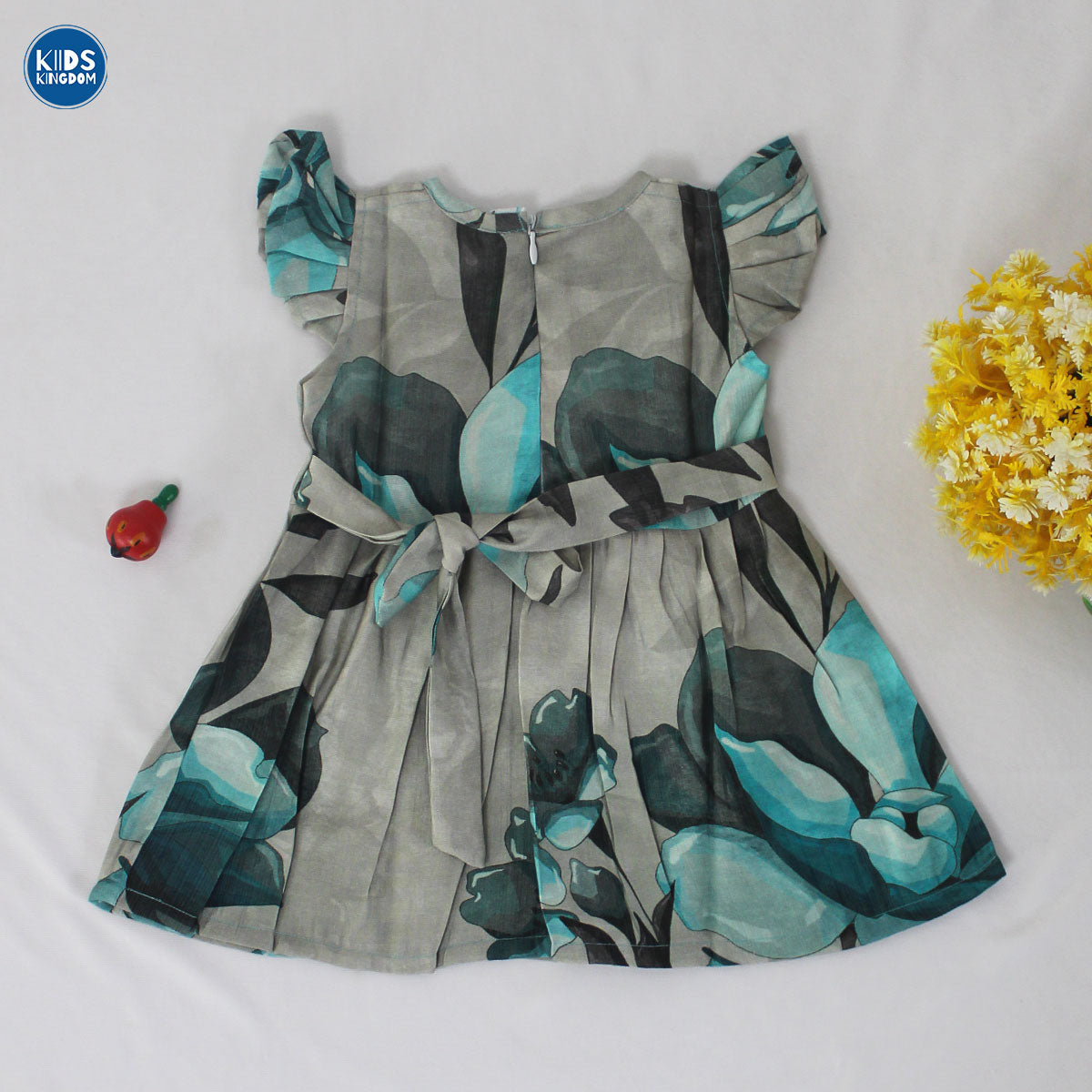 Premium Linen Cotton Frocks Ivory Mist