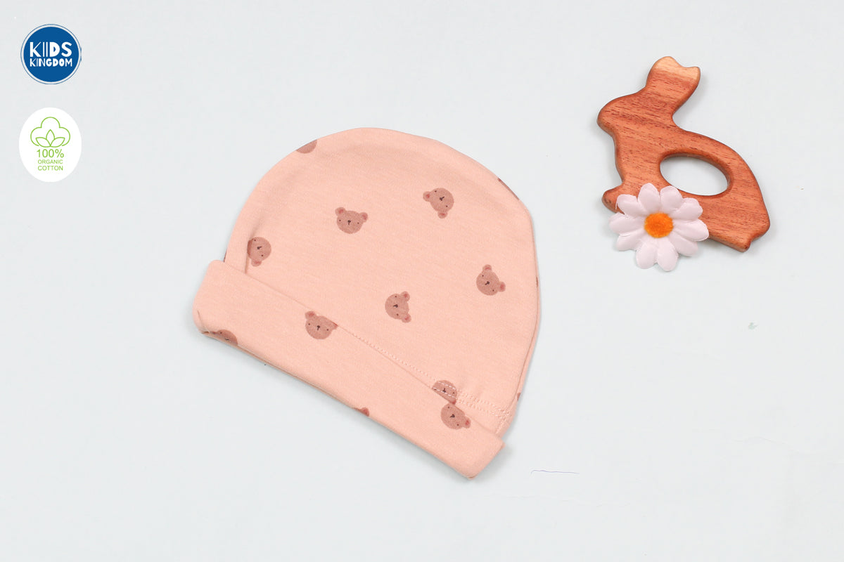 Premium Cap Mitten Booties Brown Teddy