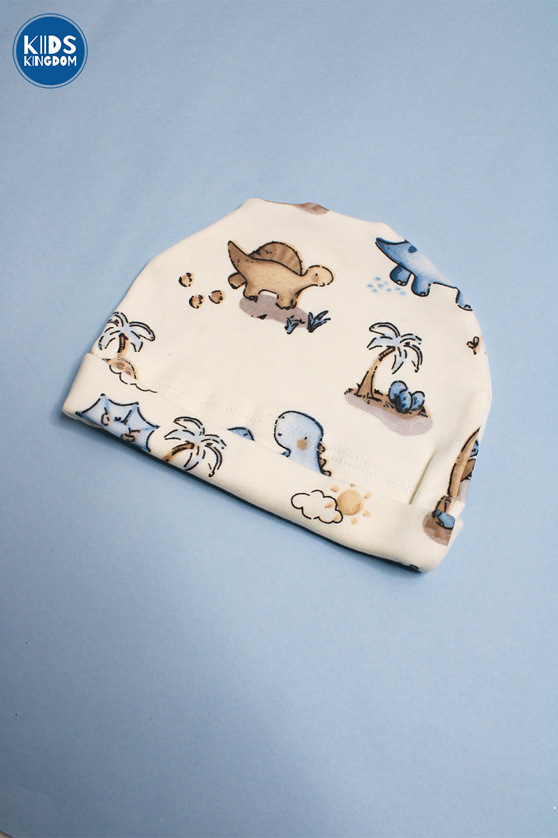 Premium Cap Mitten Booties Dino Safari