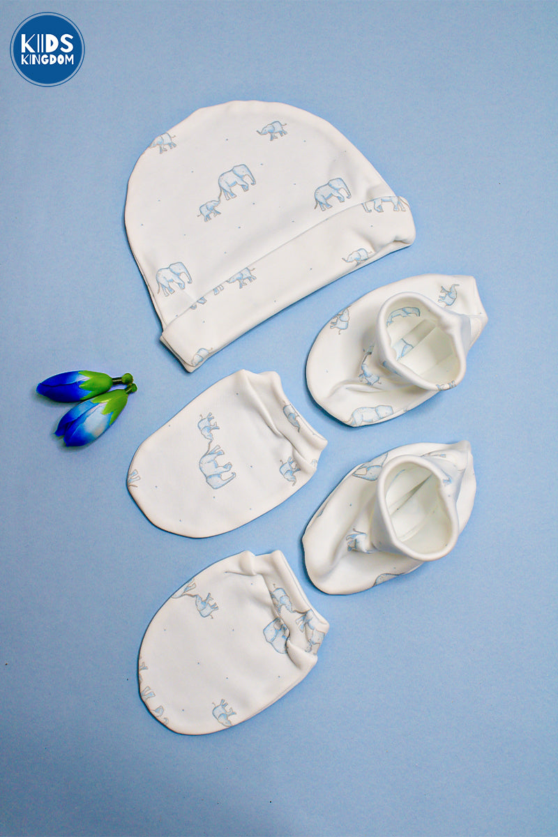 Premium Cap Mitten Booties Elephant Parade