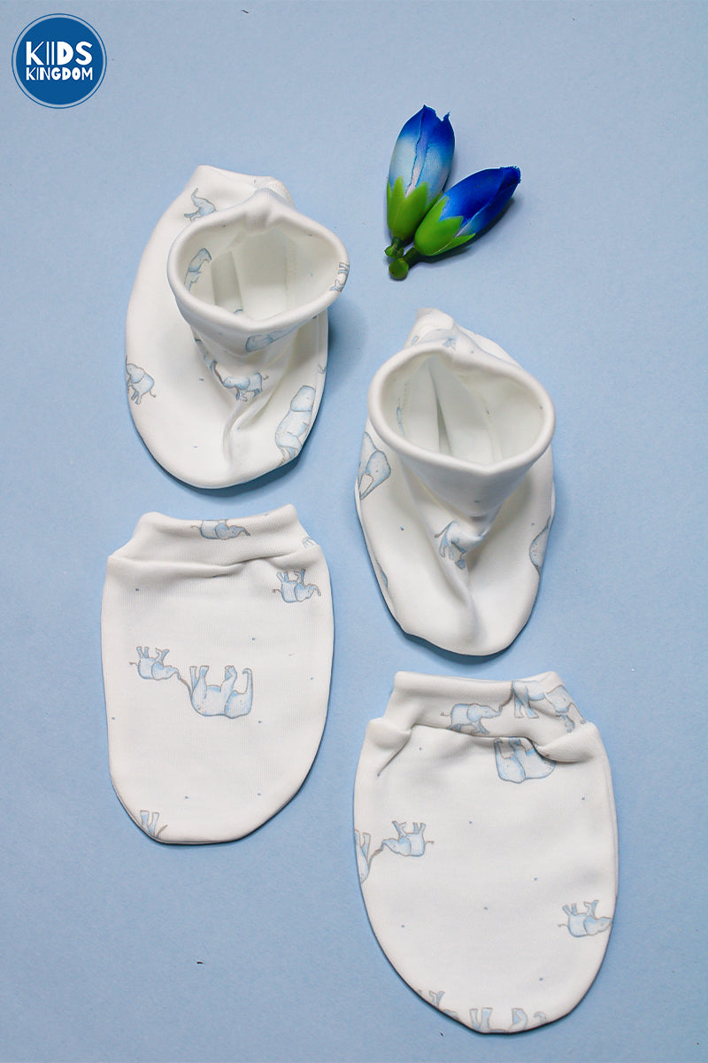 Premium Cap Mitten Booties Elephant Parade