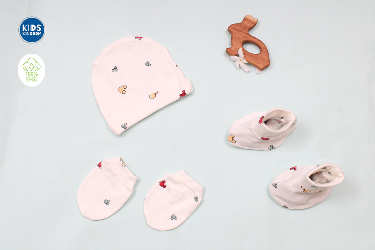 Premium Cap Mitten Booties Mickey