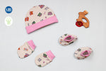 Premium Cap Mitten Booties Set | Bear