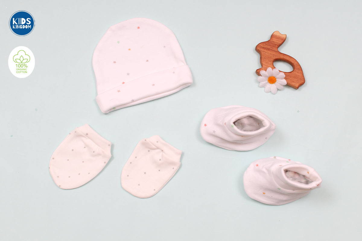 Premium Cap Mitten Booties Stars