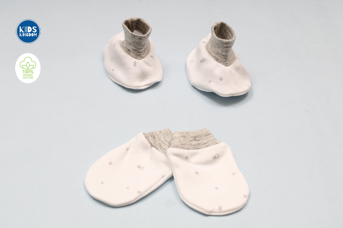 Premium Cap Mitten Booties Stars