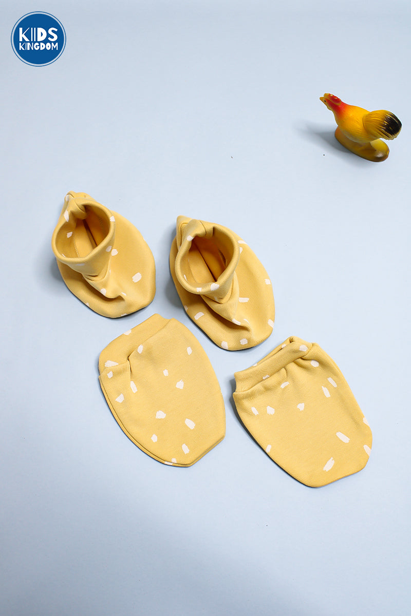 Premium Cap Mitten Booties Sunny Sprinkles