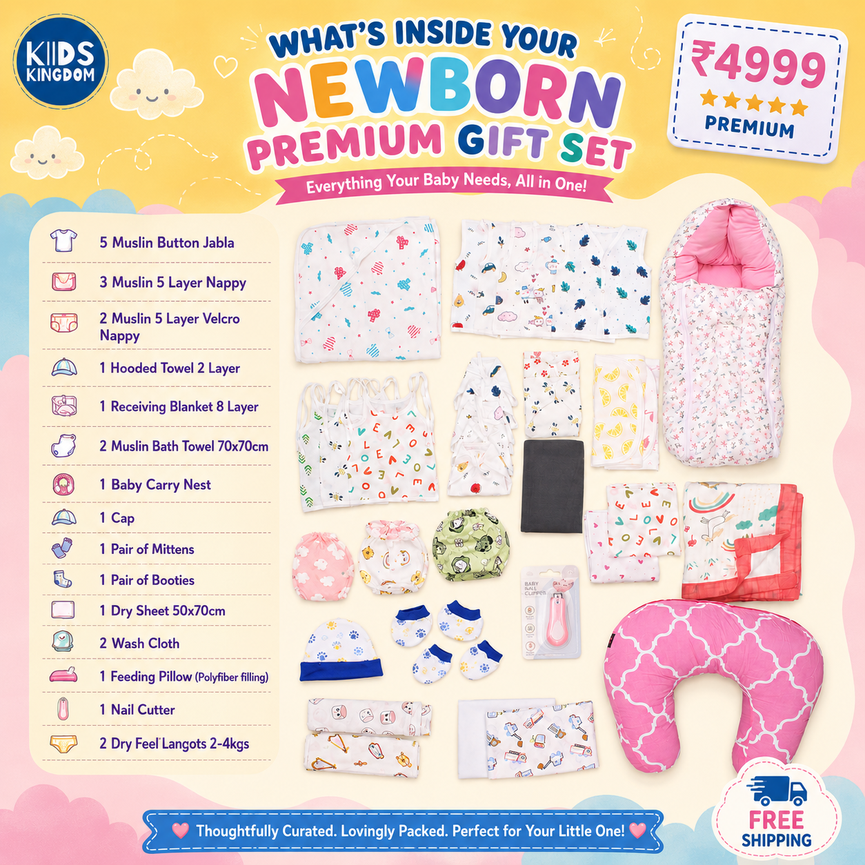 Newborn Premium Gift Set 4999Rs Combo