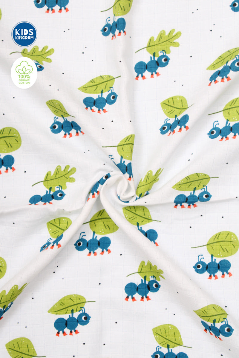 Premium Muslin Bath Towel Ant