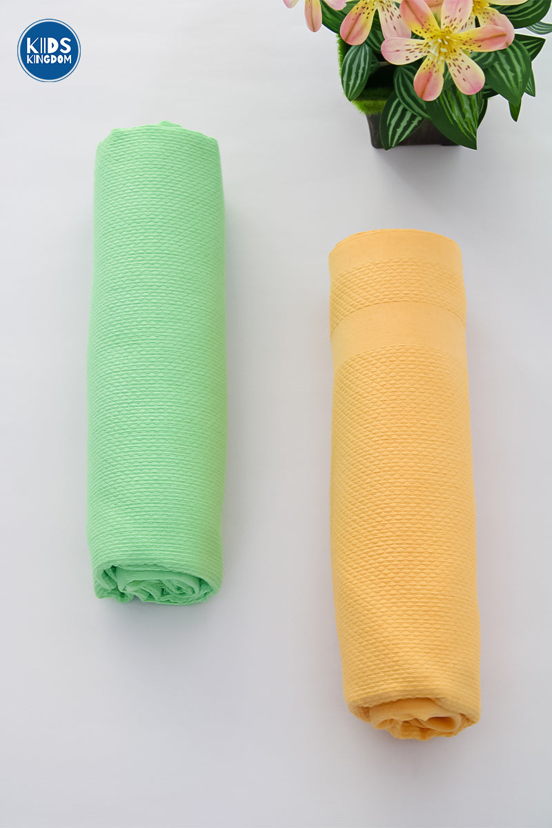 Pure Cotton Bath Towel for Moms & Babies | Soft & Absorbent Pack of 2