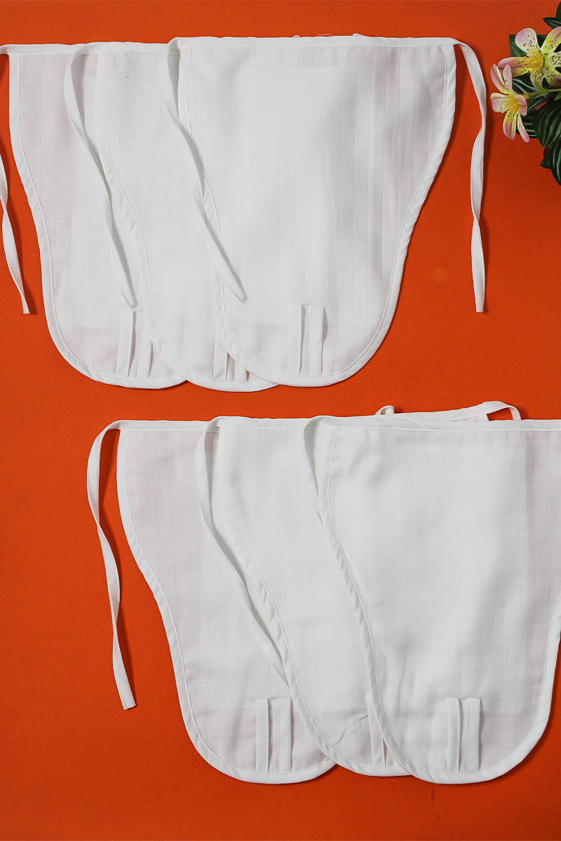 Pure White Premium Muslin Nappies or Langots