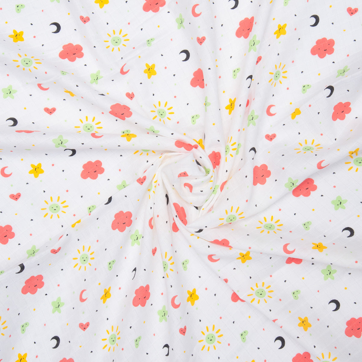 Muslin Swaddle Cloud And Star