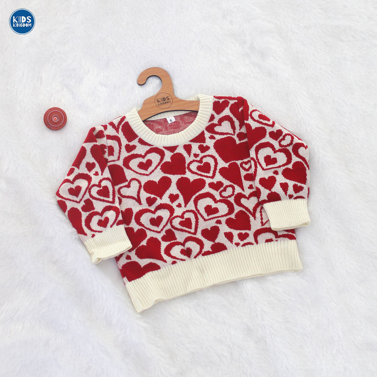 Sweater Red Heart