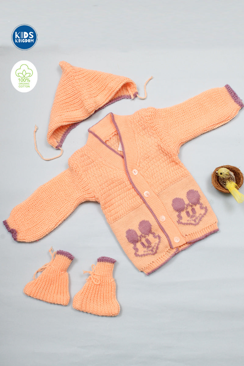 Sweater Orange Mickey