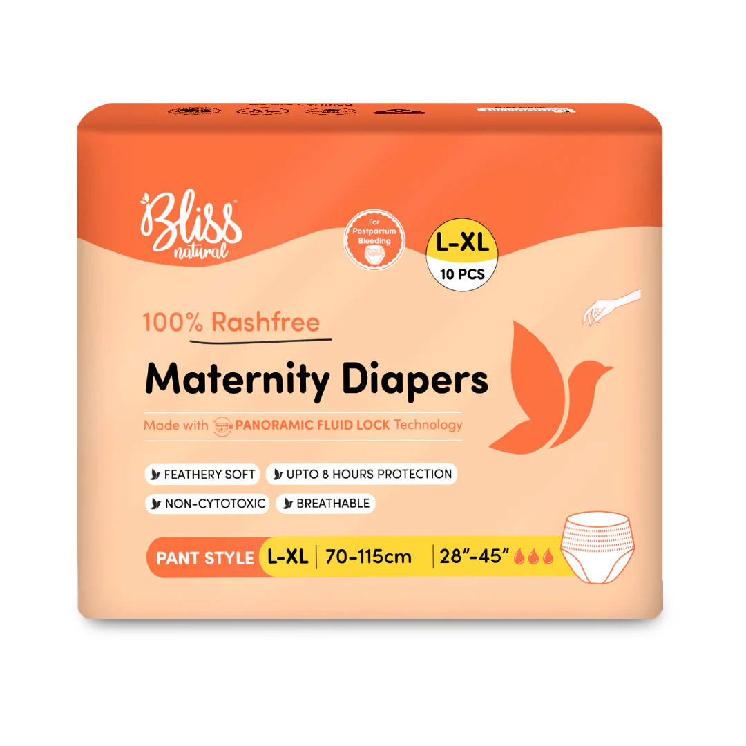 Soft Disposable Maternity Panties - Best For Heavy Flow and Postpartum Care (Pack of 10)