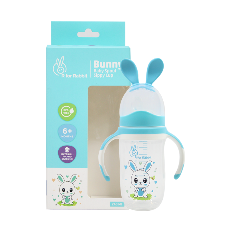 Bunny Baby Spout Sippy Cup 240ML With Soft Silicon Spout