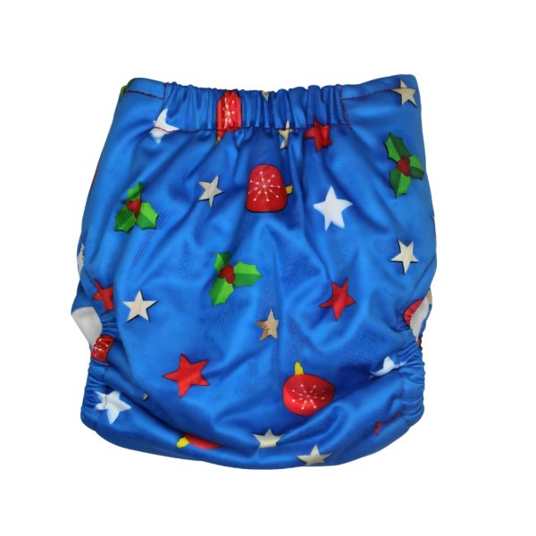 Cloth Diaper - Blue - Star Print